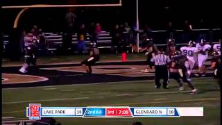 Glenbard N 11 yd td run by Devion Hodges [upl. by Ailima]