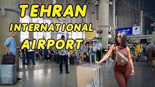 IRAN TEHRAN INTERNATIONAL AIRPORT TODAY IKA  AIRPORT WALKING TOUR walking [upl. by Uht]