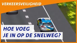 Invoegen op de autosnelweg  ANWB Verkeersregels [upl. by Yme]