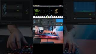Plants Vs Zombies Theme  PIANO EMULATOR shorts [upl. by Schlenger514]