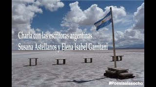 Charla con las escritoras argentinas Susana Astellanos y Elena Isabel Garritani [upl. by Field]