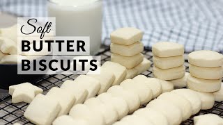 Soft Butter Biscuits  Eggless Biscuit Recipe  Melt in Your Mouth Biscuits  Simple amp Easy Recipe [upl. by Neerroc]