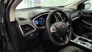 A2815 2021 Ford Edge SEL  Black  Interior [upl. by Nyleahs440]