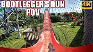 Bootleggers Run POV Front Row 4K 60FPS Splish Splash ProSlide Water Coaster  NonCopyright [upl. by Ned425]