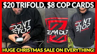 HUGE HOODIE TRIFOLD AND COP CARD SALES  EVERYTHING REDUCED BIGTIME [upl. by Filberto]