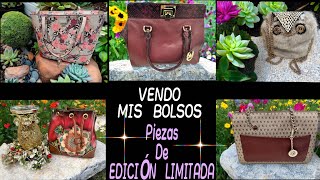 Vendo mis BOLSOS de Edición Limitada Piezas únicasauténticas y a buen PRECIO MARCAS DE DISEÑADOR [upl. by Costanza654]