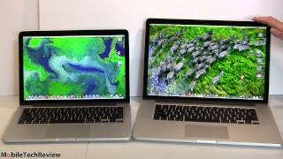 2014 Retina MacBook Pro 13quot vs 15quot Comparison Smackdown [upl. by Enyamrahs658]