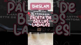 PALETA DE BRILLOS LABIALESmakeup unboxing sheinverano sheglamhaul sheglam sheglamcollection [upl. by Rico425]