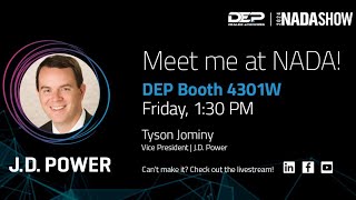 Live Interview with Tyson Jominy at JD Power from DEP NADA 4301W [upl. by Friederike]