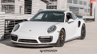 9912 Turbo S Fabspeed Exhaust vs Stock Full Comparison and Install [upl. by Aible]