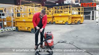 Hilti VC40H Støvsuger  tips og tricks fra Renta [upl. by Ayikahs327]