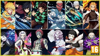 ALL CHARACTER AND ULTIMATE ART  Demon Slayer  The Hinokami Chronicles Game [upl. by Bernette]