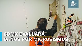 Gobierno de la CDMX realizará estudios para evaluar daños por microsismos [upl. by Nyrraf]