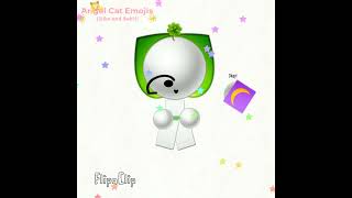 taking a Care of baby green💚 kittyemojicat shorts flipaclip emojicat [upl. by Artcele]