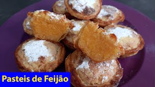 Como Faço Pasteis de Feijão [upl. by Bowie]