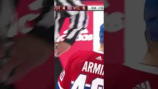 NHL Throwback Habs score 2 goals in 2 seconds ⏱️ 11118 shorts nhl [upl. by Coulson514]