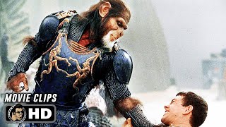 PLANET OF THE APES CLIP COMPILATION 2001 Mark Wahlberg Movie CLIPS HD [upl. by Gerdy]