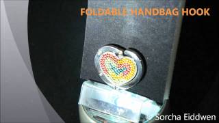 Swarovski Foldable Handbag Hook [upl. by Ennaisoj]