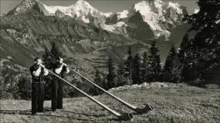 Mountain Call Swiss Alphorn Solo 1953 [upl. by Ymaral491]