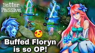 BUFFED FLORYN IS MORE OP NOW😍NEW FLORYN GAMEPLAY🌸 [upl. by Linnell]