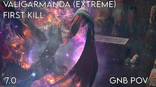 FFXIV OST Valigarmanda First Kill Extreme  Worqor Lar Dor 70  GNB PoV [upl. by Yhotmit]