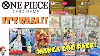 Manga Rare God Packs are REAL 9 Manga Rares in 1 Pack PRB01 is NUTS HUGE One Piece TCG News [upl. by Ahtaela874]