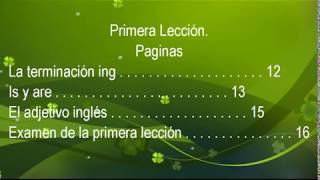 Curso Inglés Básico A Ghio D Tercera Lección [upl. by Otrebide]