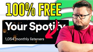 How To Get 1000 Monthly Listeners on Spotify for FREE [upl. by Llehcor]