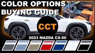 2023 Mazda CX50  Color Options Buying Guide [upl. by Bigford]