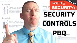 Security Controls Types and Application  CompTIA Security Performance Based Question [upl. by Tasiana]