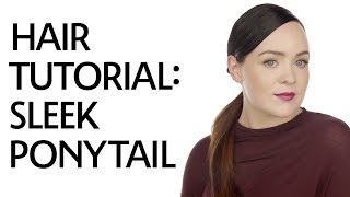 Hair Tutorial Sleek Low Ponytail  Sephora [upl. by Gregor10]