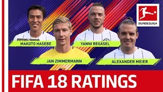 EA SPORTS FIFA 18  Eintracht Frankfurt Players Rate Each Other Hasebe Meier amp More [upl. by Ellehcan]