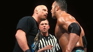 quotStone Coldquot Steve Austin amp The Rocks championship clash at WrestleMania XV [upl. by Singband]