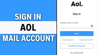 AOL Login How to Sign in AOL Mail Account 2024 [upl. by Narmi595]