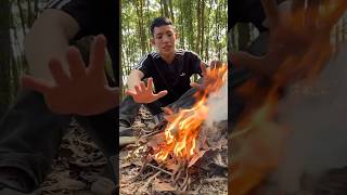 Protecting Forests Is OurResponsibility camping bushcraft outdoors survival fire forest short [upl. by Whiney]