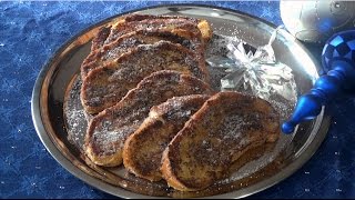 Rabanadas  Portuguese style French Toast [upl. by Ahsiner]