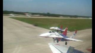 Russian Swifts quotStrizhiquot MiG 29 Pilot Flying Demo  Aviator Watch [upl. by Leiru]