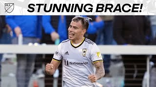 Unstoppable Lucas Zelarayán scores TWO Gorgeous Goals for Columbus [upl. by Isidro448]