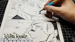 How to Draw Gojo vs Sukuna  Drawing Manga Page I JUJUTSU KAISEN I Speed Drawing [upl. by Isacco]