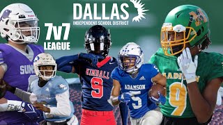 Dallas ISD 7V7 Summer League  Week 3  TXHSFB [upl. by Suhail327]