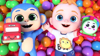 Juguemos con bolas de colores  Videos Para Niños  BonBon Canciones Infantiles [upl. by Eynaffit]