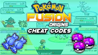 Pokemon FUSION ORIGINS Cheat Codes  100 Working Cheat Codes for Pokemon FUSION ORIGINS 2023 [upl. by Yesmar]