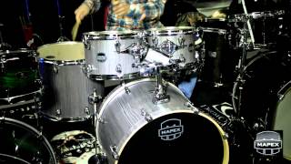 Bateria Mapex Mars SmokeWood 22quot101216quot14quot  Groove It Up Drum Shop [upl. by Aeduj]