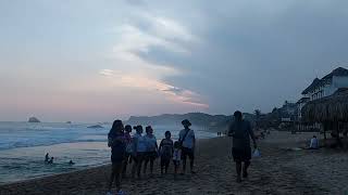 Zipolite Time Lapse Sunset  15 July 2023 [upl. by Eniarral]