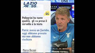 LA CONFERENZA STAMPA DI BARONI POST VITTORIA LAZIOCAGLIARI [upl. by Curkell]