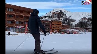 La Plagne  ouverture de la station retour sur une première journée ensoleillée [upl. by Kcirded]