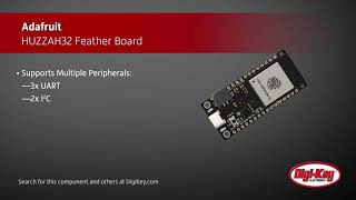 Adafruit HUZZAH32 Feather Board  DigiKey Daily [upl. by Richel]