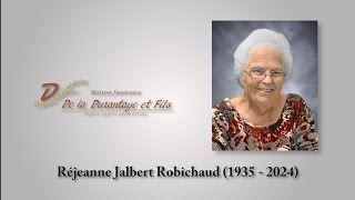 Réjeanne Jalbert Robichaud 1935  2024 [upl. by Elletsirhc]