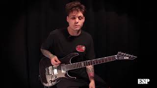 ESP Guitars James Barnett Cane Hill on his LTD Guitars [upl. by Odnavres]