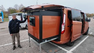 SLIDEOUT WOHNMOBIL CAMPER BEKANNT AUS ARD EINFACH GENIAL Handwerker erfindet 6000 € Camper Van [upl. by Andersen]